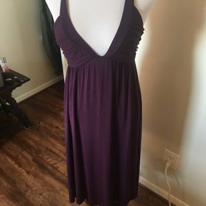 Michael Stars brand purple halter top dress.